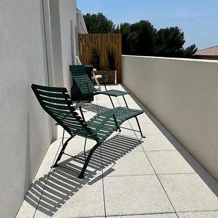 Blue Note -4 Etoiles-terrasse Vue-2 Parking Apartmán *