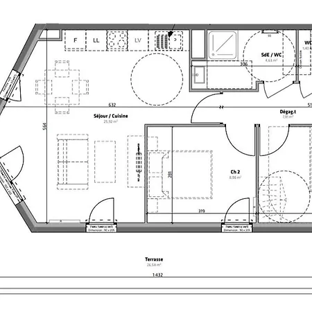 Blue Note -4 Etoiles-terrasse Vue-2 Parking Balaruc-les-Bains
