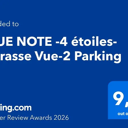 Blue Note -4 Etoiles-terrasse Vue-2 Parking Appartement